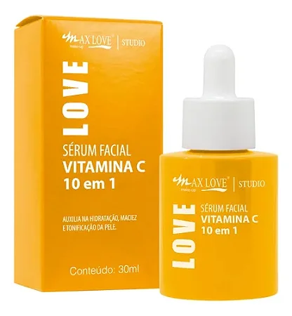 Sérum Facial Vitamina C 10 em 1 Max Love