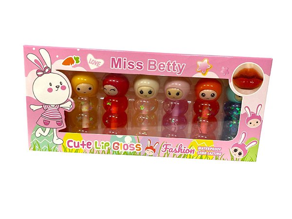 Kit 7 unidades de Lip Gloss Labubu - 2
