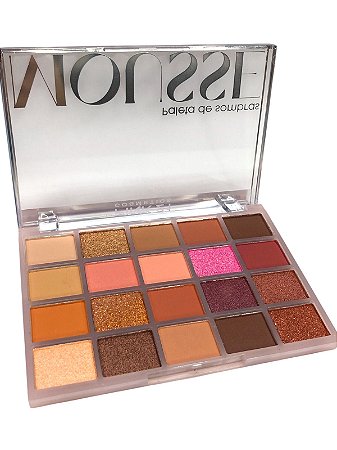 Paleta de Sombras Mousse 20 cores - Cor 01 - Pink 21
