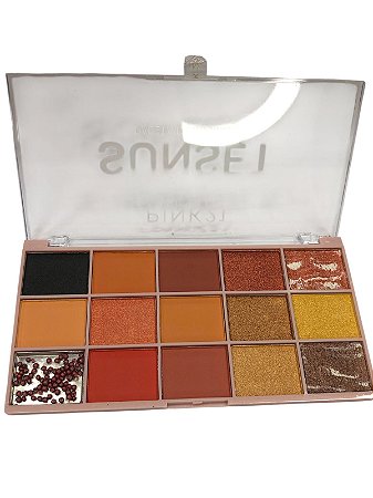 Paleta de Sombras Sunset Cor 02 - Pink 21