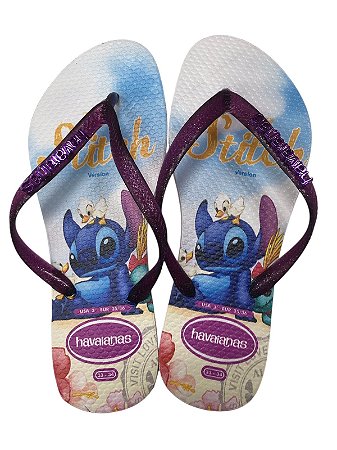 SANDÁLIA INSPIRAÇÃO HAVAIANAS - STITCH