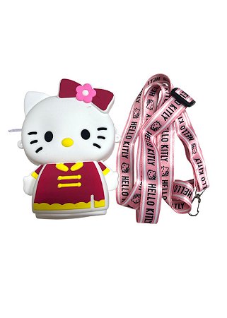 BOLSINHA HELLO KITTY - VESTIDO VERMELHO