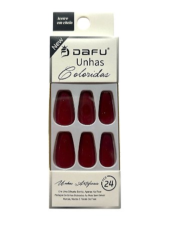 Unha Bailarina VERMELHO V2 (Caixa branca) - DAFU