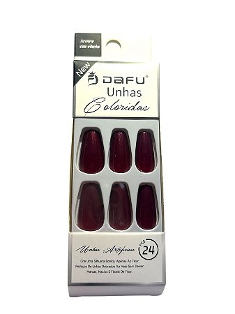 Unha Bailarina VERMELHO V4 (Caixa branca) - DAFU