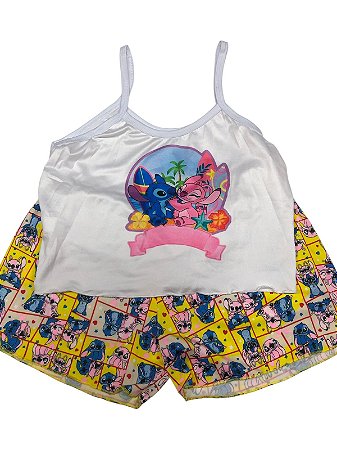 Pijama - Stitch | Amarelo