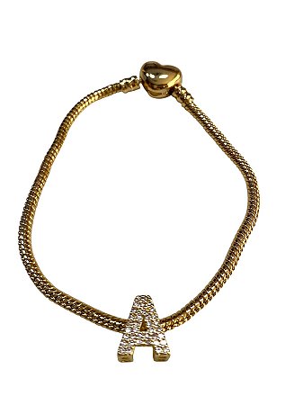 Pulseira Inspiração Pandora - Dourado | A