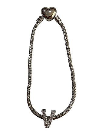 Pulseira Inspiração Pandora - Prata | V