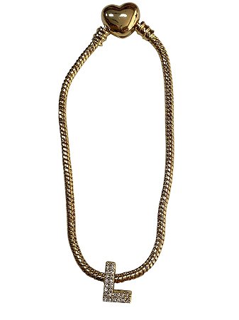 Pulseira Inspiração Pandora - Dourado | L