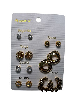 KIT DE BRINCO SEMANINHA PF 1 - DOURADO