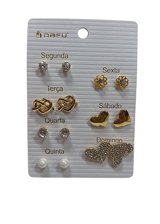 KIT DE BRINCO SEMANINHA PF 2 - DOURADO