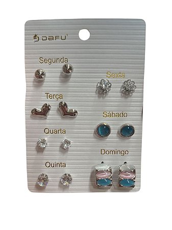 KIT DE BRINCO SEMANINHA PF 5 - PRATA