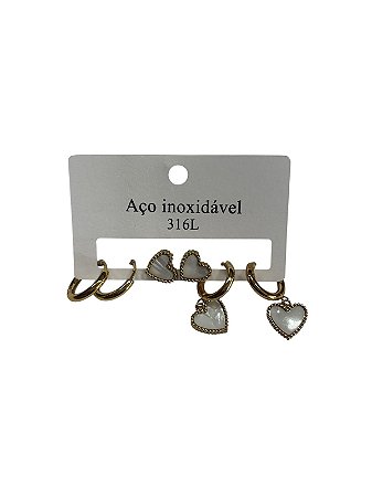 KIT DE BRINCO AB 5 - DOURADO(BRANCO)