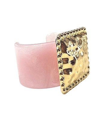 BRACELETE QUADRADO - ROSA