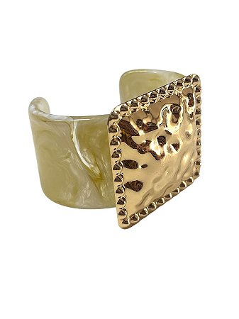 BRACELETE QUADRADO - VERDE CLARO
