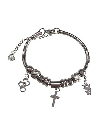Pulseira Inspiração Pandora - PRATA| V3