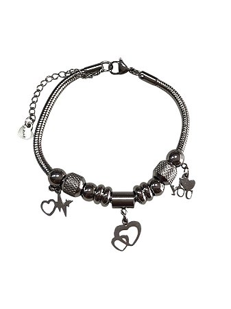 Pulseira Inspiração Pandora - PRATA| V5