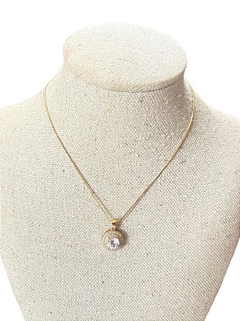 Colar Folheado Dourado- AK20