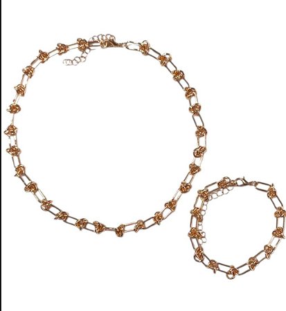 Conjunto Folheado Dourado- AM13