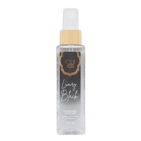 Perfume Capilar Luxury Black Soul Cosméticos 110ml