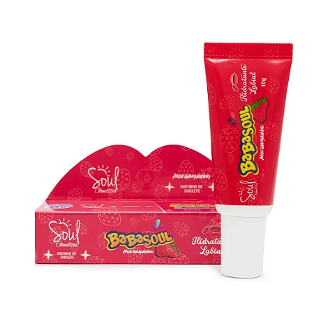 Hidratante Labial Soul Cosméticos Moranguinho 10g