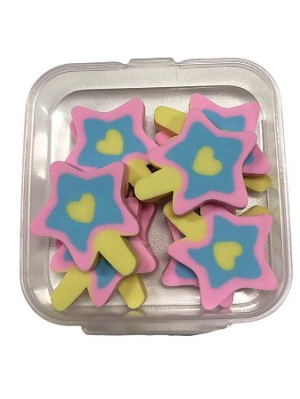 Kit de Borracha Escolar 10 unidades - Pirulito Estrela