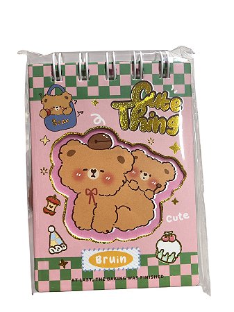 Bloquinho de Notas - Ursinho com Filhote