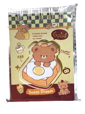 Bloquinho de Notas - Ursinho com Egg