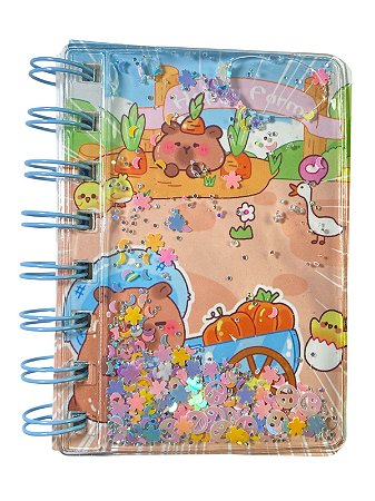 Mini Caderno - Capivara Abóbora