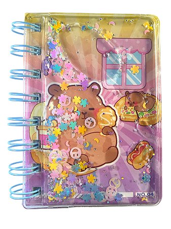 Mini Caderno - Capivara Hot Dog