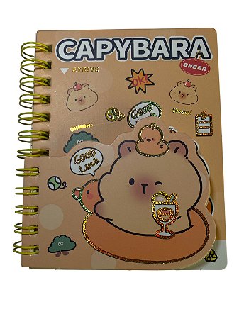 Mini caderno capivara drink