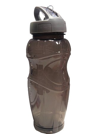 Garrafa Com Suporte de Gelo Cinza - 800ML