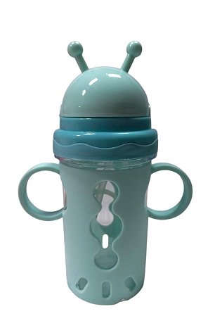 Copo Infantil com Anteninhas 300ML - Verde
