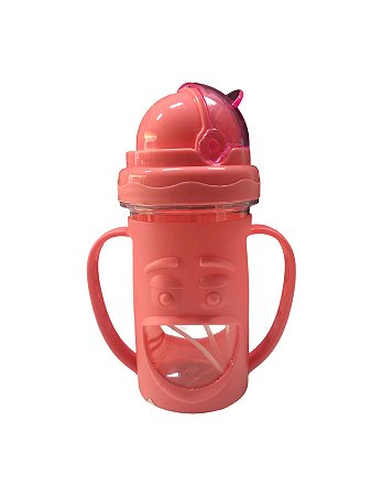 Garrafa Sorriso com Alça -  Salmão | 300ml