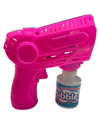 Pistola de Bolinha de Sabão - Rosa(UM POR CLIENTE)