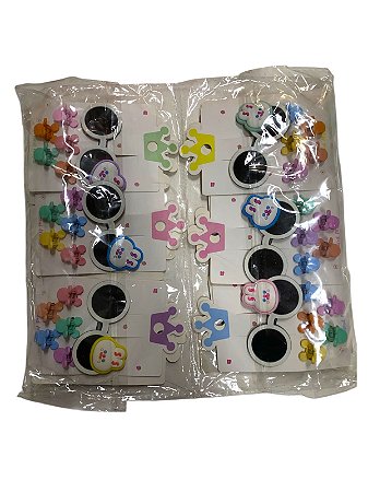 Pacote com 12 Cartelas de Presilhas - M4