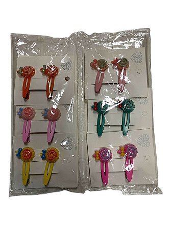 Pacote com 12 Cartelas de Presilhas - M22