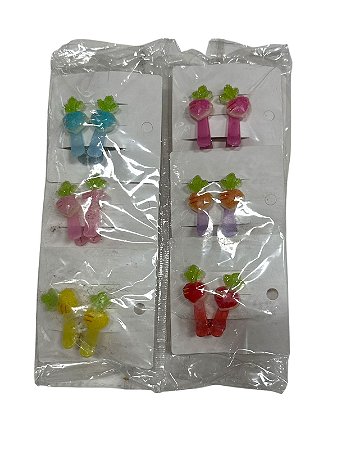Pacote com 12 Cartelas de Presilhas - M23