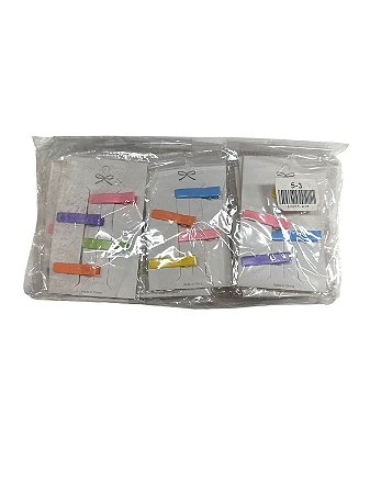 Pacote com 12 Cartelas de Presilhas - M30