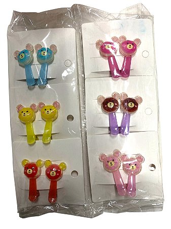Pacote com 12 Cartelas de Presilhas - M33