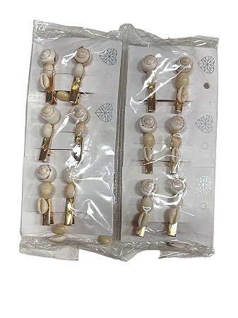 Pacote com 12 Cartelas de Presilhas - M39