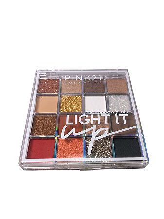 Paleta de Sombras Light It Up - Cor 01 - Pink 21
