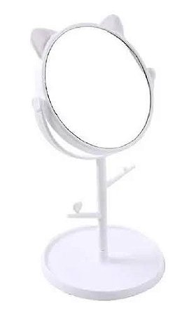 Espelho de Mesa Gatinho - Branco