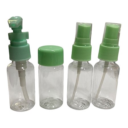 Kit Viagem 4 Peças - Verde