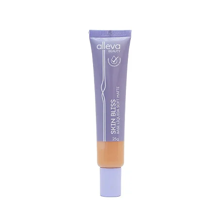 Base Líquida Matte Skin Bliss Cor 09 - Alleva