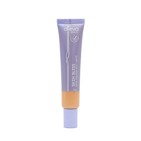 Base Líquida Matte Skin Bliss Cor 10 - Alleva