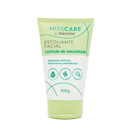 Esfoliante Facial Controle de Oleosidade 100g - Miss Rôse