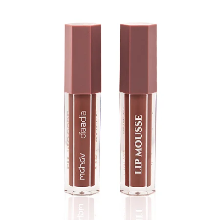 Batom Líquido Lip Mousse Cor Avelã - Mahav