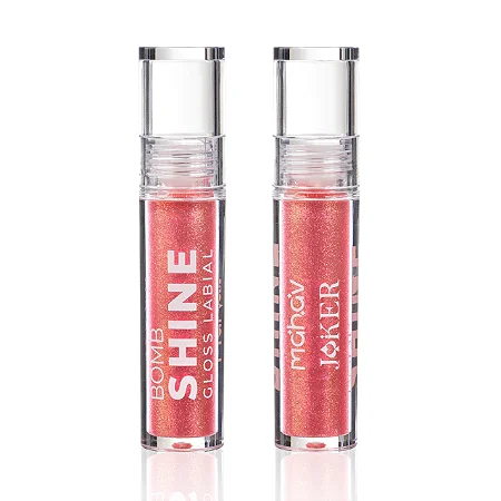 Gloss Labial Bomb Shine Joker Cor Coral Spark - Mahav
