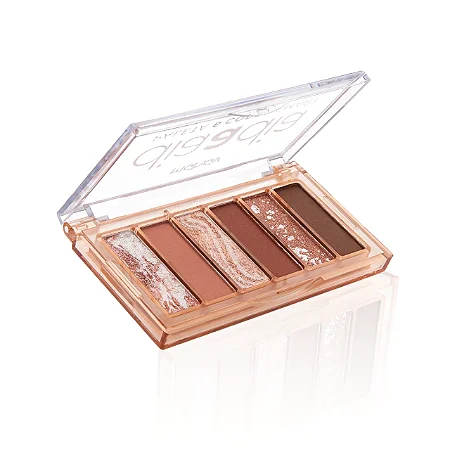 Paleta De Sombras - 6 Cores Smart Cor 01 | Mahav