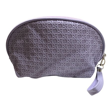 Necessaire Oval | Texturizada - Roxa